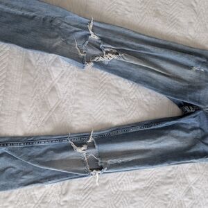 H&M Distressed Light Blue Jeans